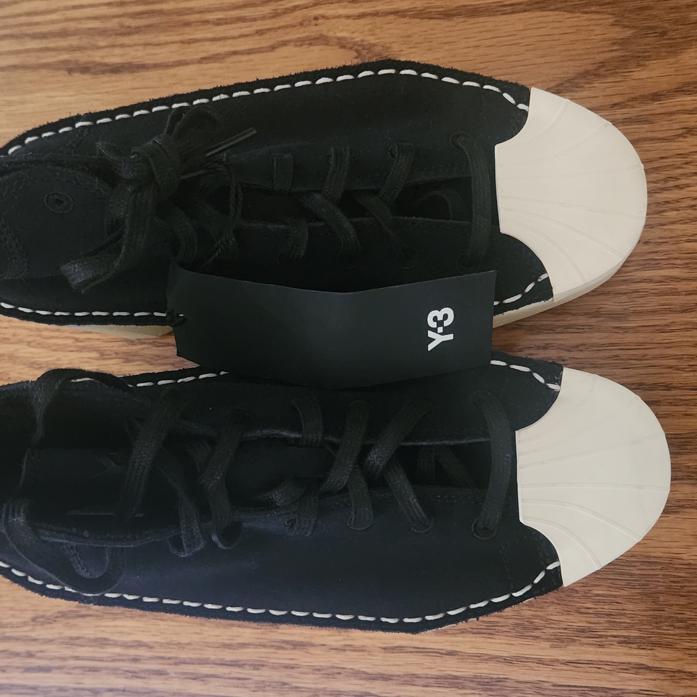 Adidas Y-3 Black and White Sneakers